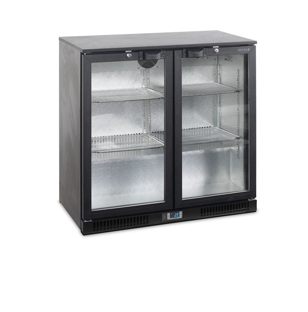 Backbar / Bar køleskab - 2 glaslåger - BA25H
