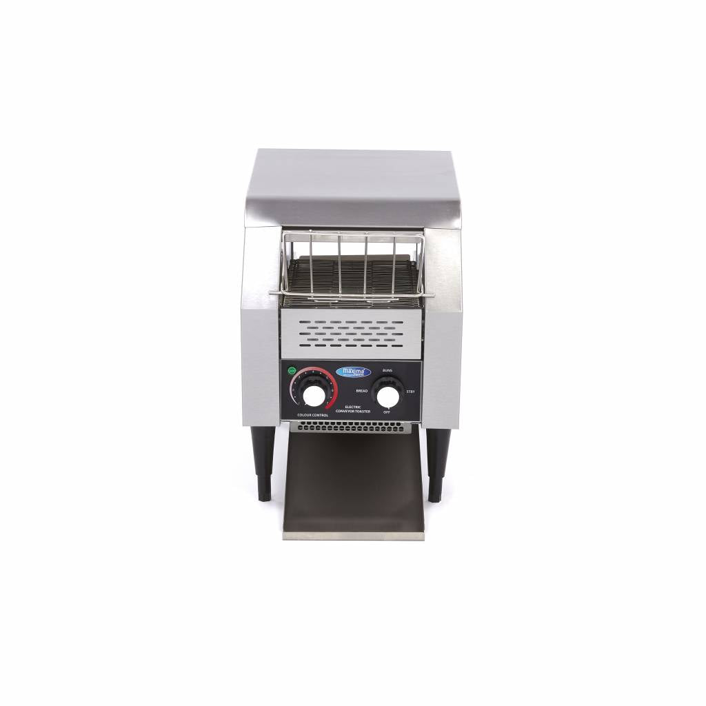 Brødrister / Conveyortoaster - 150 skiver/t - Justerbar hastighed - inkl. krummebakke