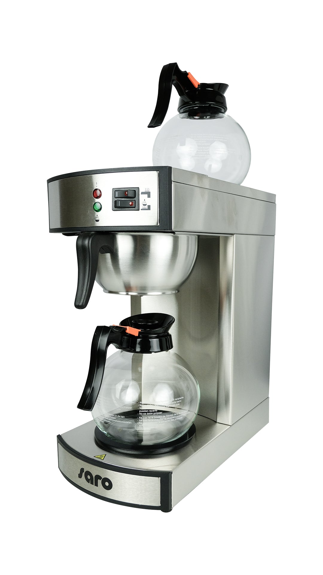 Kaffemaskine - 2 kander - 2 varmeplader - 1,8 liter