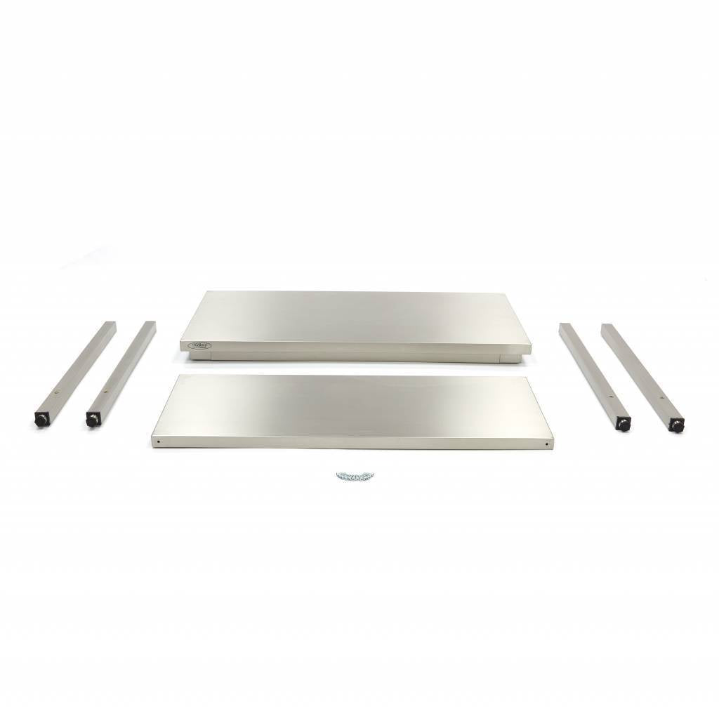 Bord i rustfrit stål - 60 x 60 cm