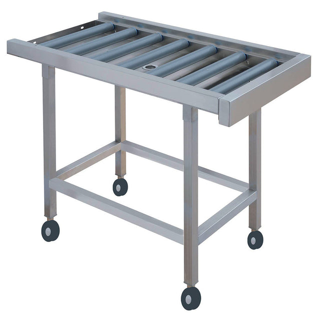 Rulle conveyor på rullehjul (PVC-ruller)