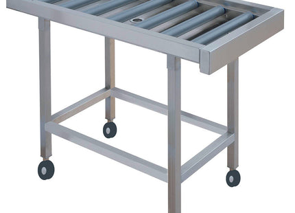 Rulle conveyor på rullehjul (PVC-ruller)