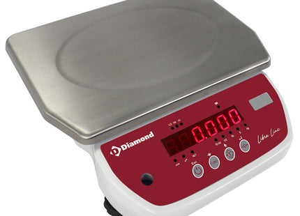 Rustfrit stål elektronisk vægt, 15 kg x 2 g
