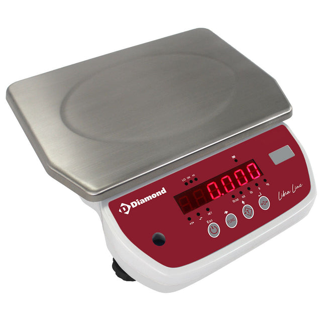 Rustfrit stål elektronisk vægt, 15 kg x 2 g