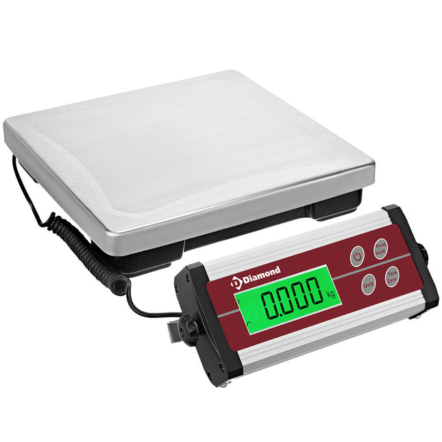 Rustfrit stål elektronisk vægt, 35 kg x 10 g