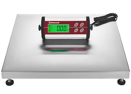 Rustfrit stål elektronisk vægt, 150 kg x 50 g