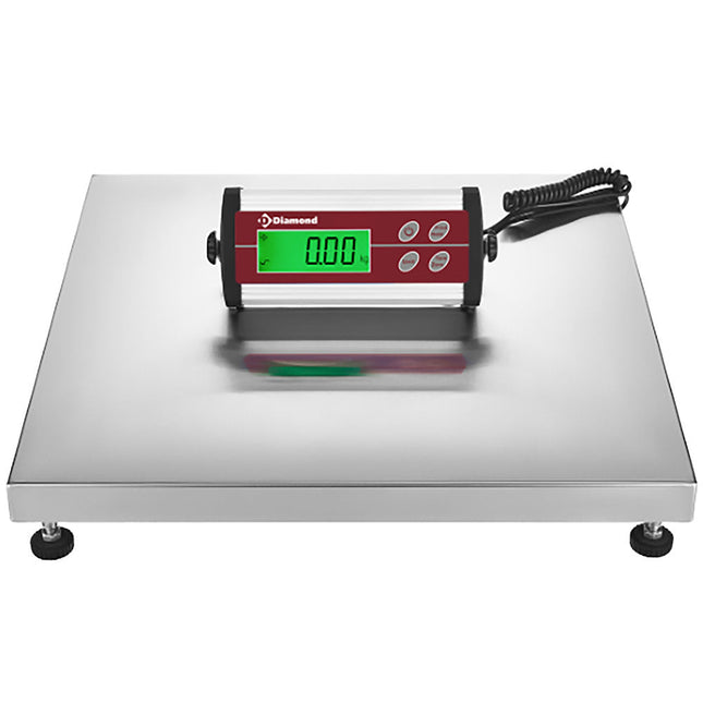 Rustfrit stål elektronisk vægt, 150 kg x 50 g