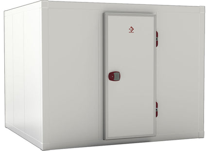 Kølerum - 100 mm isolering -, int. dæmp. 2430 x 2430 xh 2030 mm (11,99 m³)
