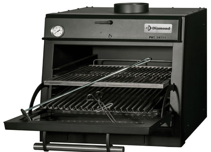 Kulovn-BBQ, GN 1/1 (60 Kg/h)/Sort
