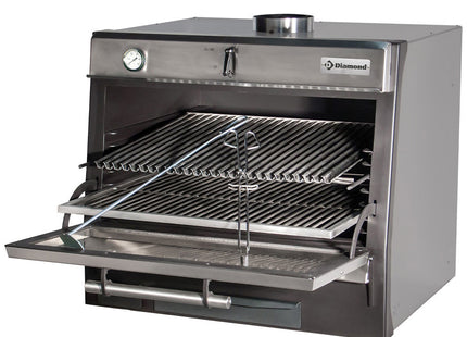 Kulovn-BBQ, GN 1/1 + GN2/4 (75 Kg/h)/rustfrit stål