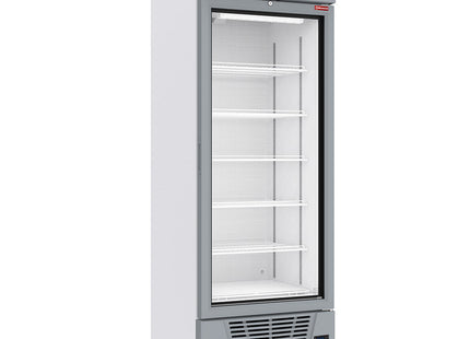 Negativt køledisplay 496 liter - 6 niveauer med lysboks - HVID