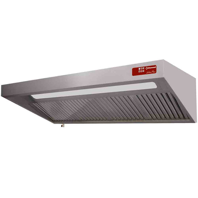 Komplet emhætte, (8/9T-2500 M3/h) 120 Pa, belysning, variator, 4x filtre