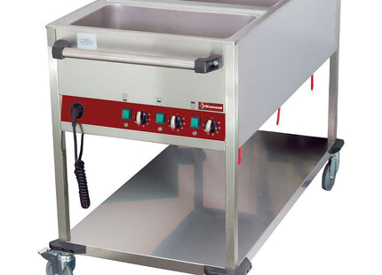 Opvarmet vogn 3 GN 1/1 h 150 mm, 3 temperaturer