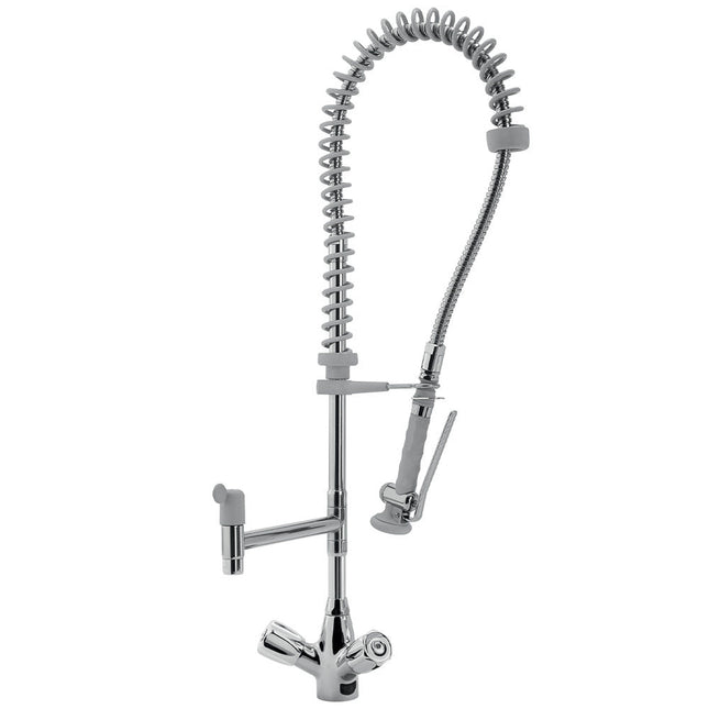 Dyse i rustfrit stål og Blandingsbatterier/vandhane med mixer "Heavy-Duty" (afslut MONO)