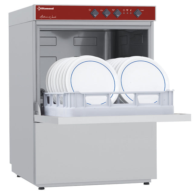 Opvaskemaskine 500x500mm + tømmepumpe