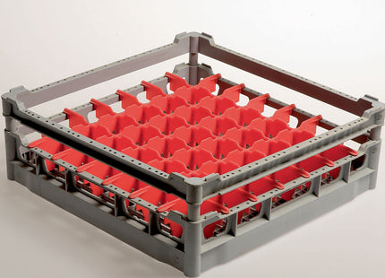 Opvaskekurve - 49 glas - Ø 63 mm, h130 mm, Polyprop.