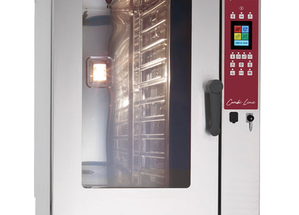 Elektrisk ovn TOUCH SCREEN damp/konvektion, 10x GN 1/1 - AUTO-RENGØRING