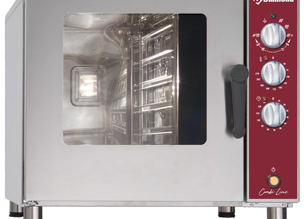 El-ovn damp/konvektion, 5x GN 1/1