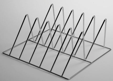 Støtte i rustfrit stål 5 gastrobakker, h65 mm