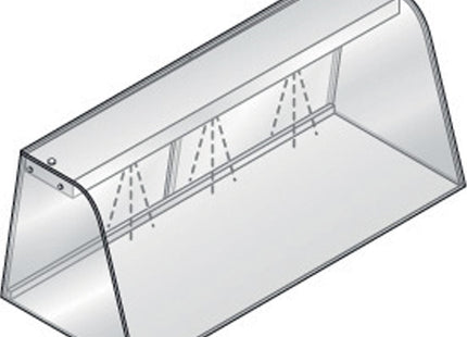 Display med lyselement (LED), lukket med SKYDEDØRE