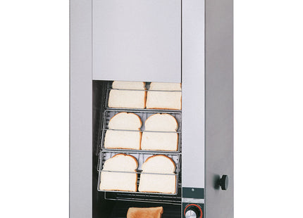 Brødrister, med lodret conveyor-bælte, 720 toasts/timen