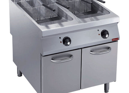Friture - EL 2 kar "Y" 23 liter, eksterne brændere, med underbord
