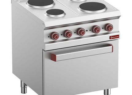 Kogeplader x4 på el-ovn GN 2/1 og grill