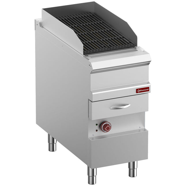 Vandgrill - EL -, modul 1/2, Rist i støbejern "dobbeltsidet"