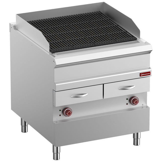 Vandgrill - EL -, modul 1/1, Rist i støbejern "dobbeltsidet"