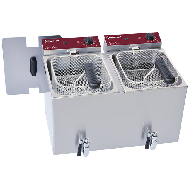 Friture - bordmodel - EL - 2x 8 liter + hane
