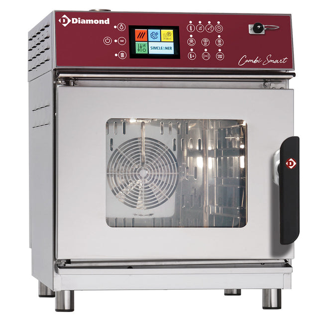 Elektrisk ovn, damp/konvektion, 4x GN2/3 Touch Screen + Auto-Cleaning