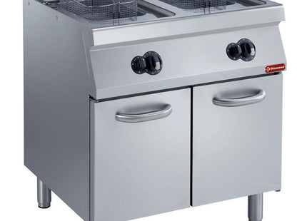 Gas friture, kar i "Y" 2x 15 liter, udvendige brændere, ombord