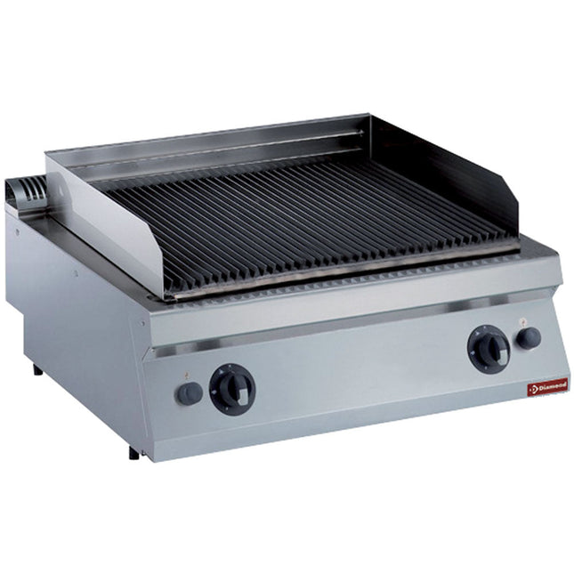 Gasgrill ind Lavasten, støbejern 1 mod. -TOP-