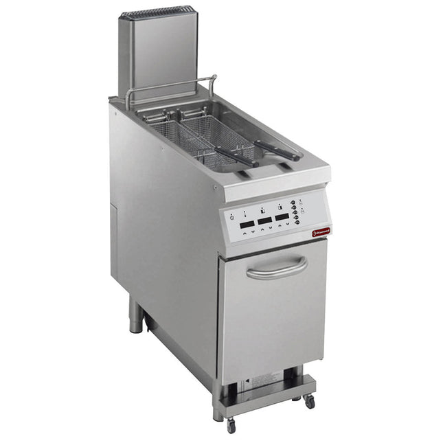 Gas friture 1 kar i "Y" 23 liter, med underbord, "DIGIT"