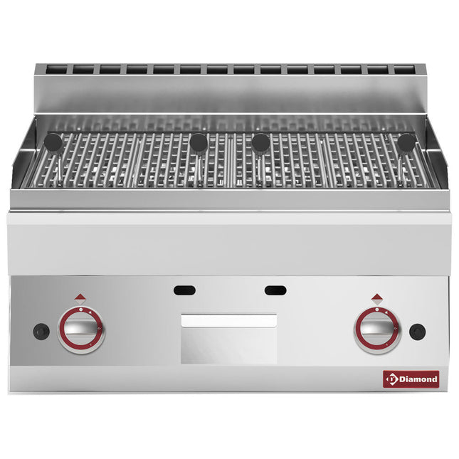 Lavasten Grill - Gas, støbejerns grillplade -Top-