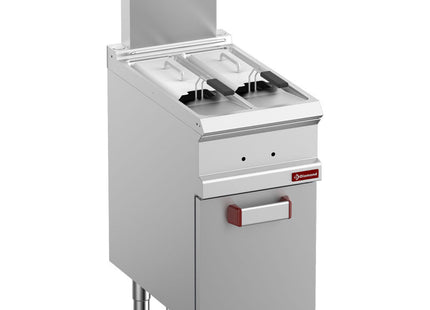 Gas friture 2 tanke 7 liter på skab