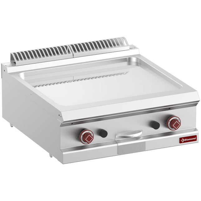 Stegeplade - gas - glat forkromet plade, modul 1/1 -Top-