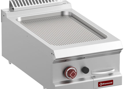 Gas rillet stegetop, modul 1/2 -Top-