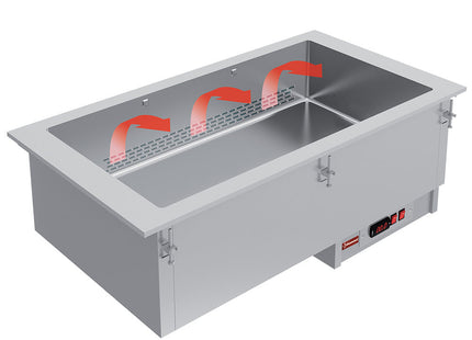 Element bain-marie 5x GN 1/1 - tørret op - ventileret