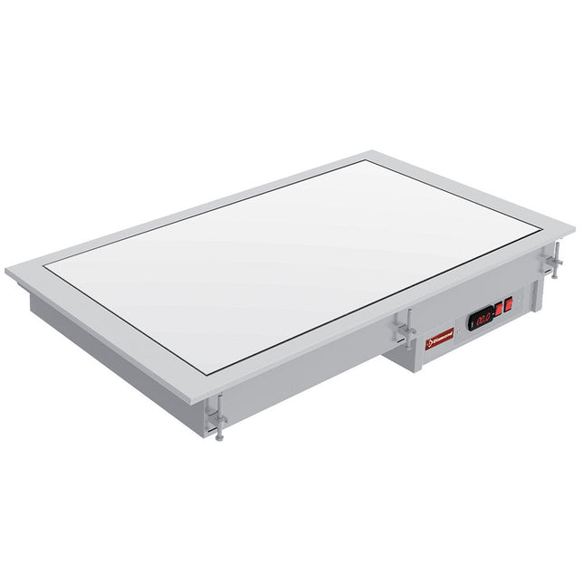glaskeramisk element hvid 3x GN 1/1