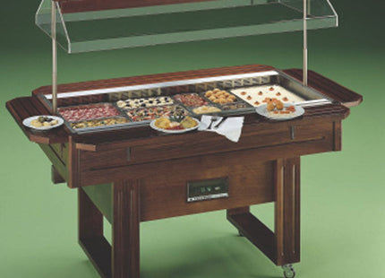 Glaskeramisk buffet kapacitet 4 GN 1/1