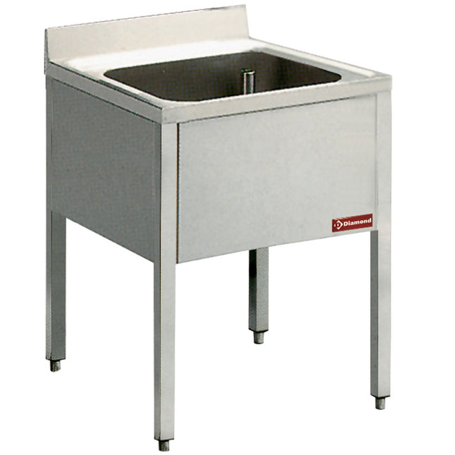vask 1 tank, med bund