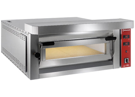 Elektrisk pizzaovn, 6 pizzaer 350mm - FULD ildfast sten