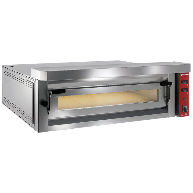Elektrisk pizzaovn "ekstra stor", 9 pizzaer 350mm - FULD ildfast sten