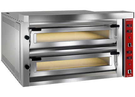 Elektrisk pizzaovn "ekstra stor", 2x 9 pizzaer