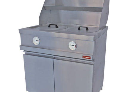 Gas friture HEAVY DUTY, 2 runde tanke, mekaniker