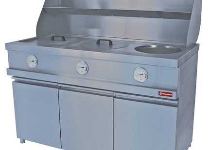 Gas friture HEAVY DUTY, 3 runde tanke, mekaniker