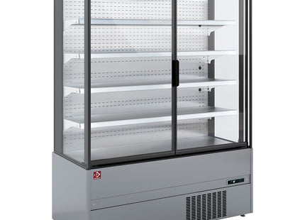Kølevægelement, selvbetjening, klapdøre - FULD INOX