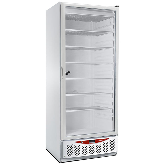 Statisk fryser, glaslåge, 525 liter, GN2/1+600x400, hvid