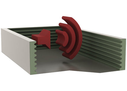 Option: Akustisk isoleringszonekompressor